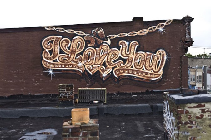 “Love Letter 3”, de Steve Powers (Market Street, al oeste de Filadelfia)