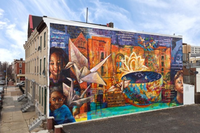 “Peace is a Haiku Song”, de Parris Stancell y Josh Sarantitis (Calles Broad y Catharine)