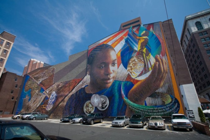 “African American Collection: Mural Mile 3: Legacy”, de Josh Sarantitis (707 Chestnut Street)