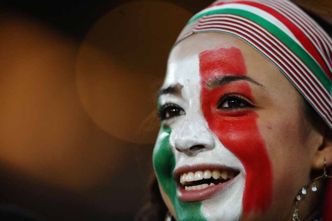 Una fánatica mexicana.
