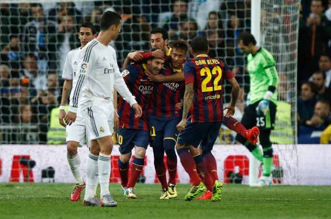 Fotos del clásico Madrid-Barcelona, una batalla de infarto.