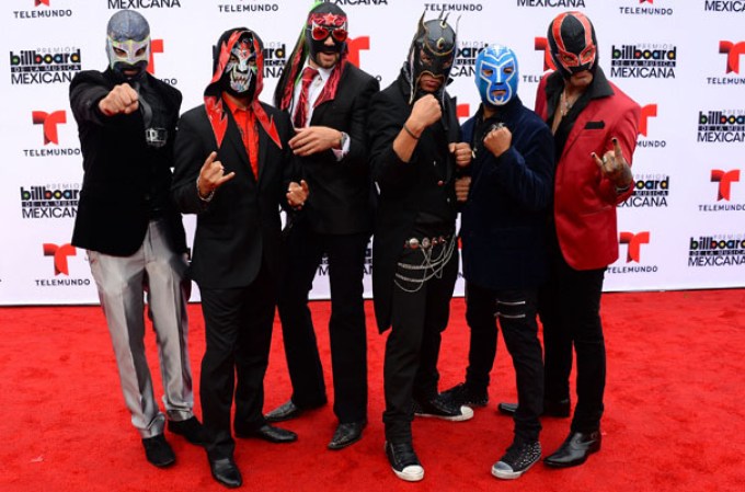 Grupo 'Conjunto Nueva Ola' en los Billboard Mexicanos 2013.