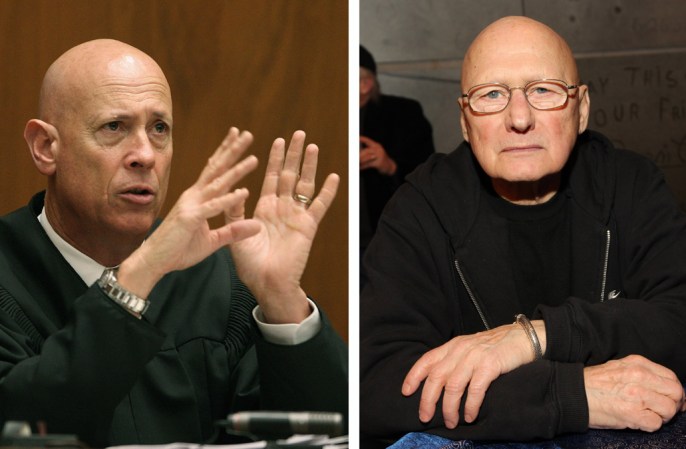 El actor James Tolkan actua como Larry Paul Fidler en la película "Phil Spector" dirigida por David Mamet.
