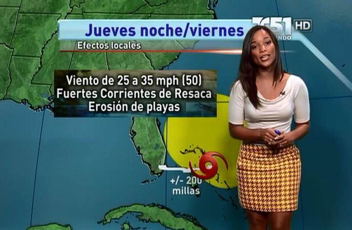 Sandy luego se adentrará en el Atlantico y dejará de ser amenaza.