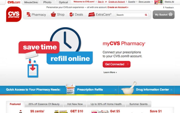 CVS <br /><br />Industria: Farmacia <br /><br />Puestos de trabajo: Gerente general, Gerente regional, Farmacéutico, Jefe de tienda, Analista de ventas, Especialista en calidad, Desarrollador de JAVA, Analista de datos <br /><br />Las plazas son para: Carolina del Sur, Virginia, Rhode Island, Arizona, Illinois, Georgia, Michigan, Texas, Ohio, Carolina del Norte