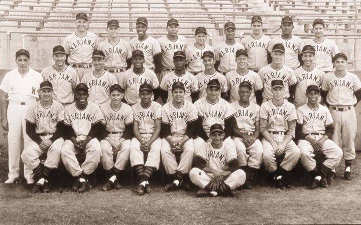 Equipo Tigres de Marianao de la Liga Profesional Cubana, subcampeón del torneo de 1955-56.