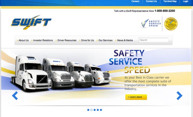 Swift <br /><br />Industria: Transportes <br /><br />Puestos de trabajo: Mecánico, Capataz, Planeamiento, Conductor <br /><br />Las plazas son para: Tennessee, Georgia, Missouri, Virginia
