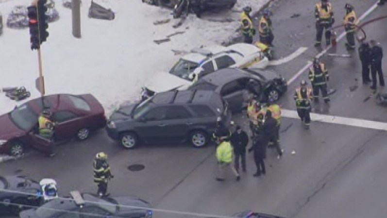 El accidente ocurrió en el suburbio de Wheaton.