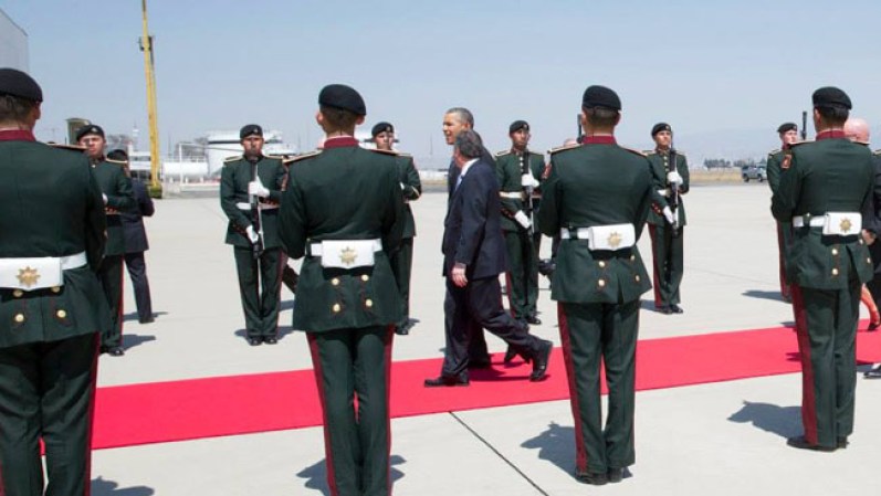 Los mandatarios arribaron el miércoles a Toluca para asistir la Cumbre de Líderes de América del Norte.