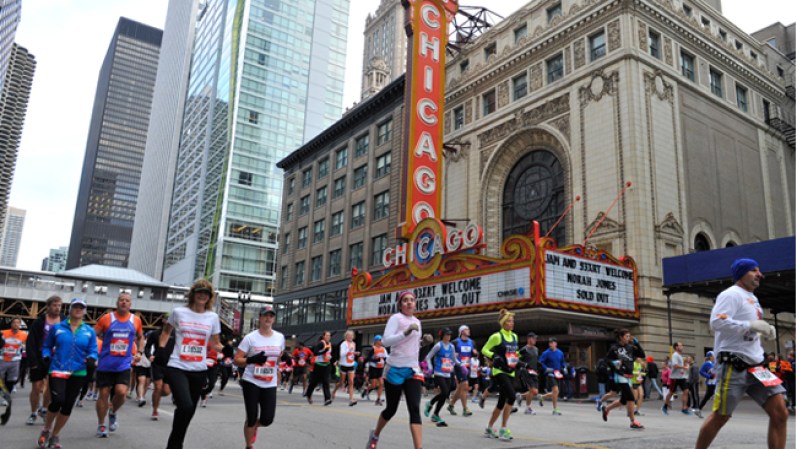 7 de Octubre 2012 - Maratón de Chicago 2012 presentado por Bank of America.