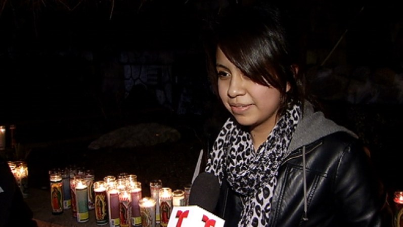 DES PLAINES, Illinois. Mariana dijo haber acudido para pedirle a la Virgen que cuide a su papá quien se encuentra en México.