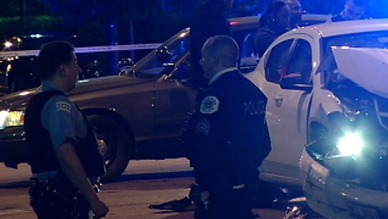 ...sin embargo, la policía dijo que sólo cuatro resultaron heridos en el accidente, según el diario “Chicago Sun-Times”.