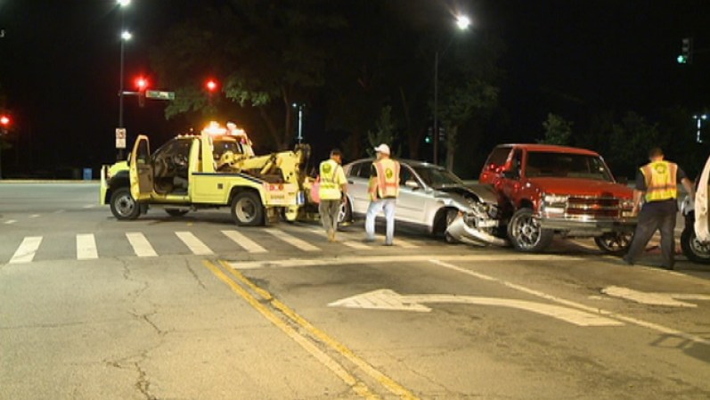 Cinco heridos en Lake Shore Drive