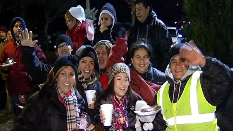 Residentes de Chicago y de sus alrededores, rinden homenaje a la Virgen de Guadalupe, desde el Cerrito del Tepeyac, en Des Plaines, IL.