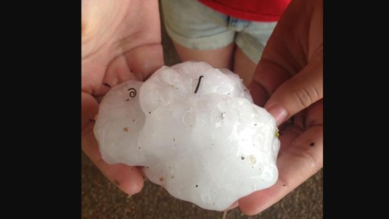 Esto fue momentos antes que azotaran los tornados…