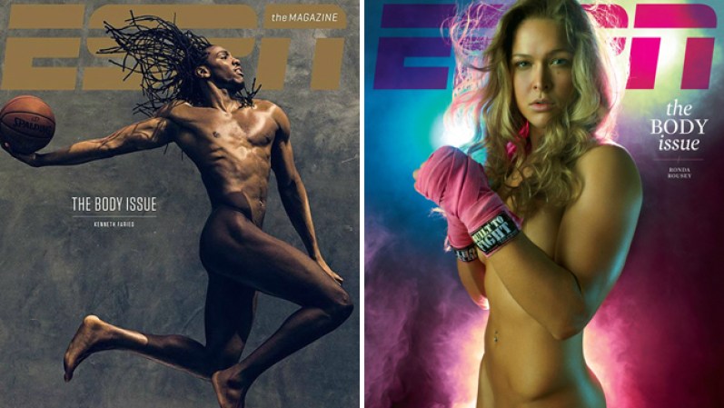He aquí un recuento en fotos de famosos deportistas que han posado desnudos para la revista "The Body Issue" ESPN.