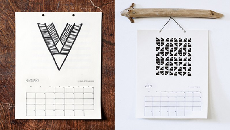Calendario Mary Meyer. Adquiérelo en marymeyerclothing.com, $25.