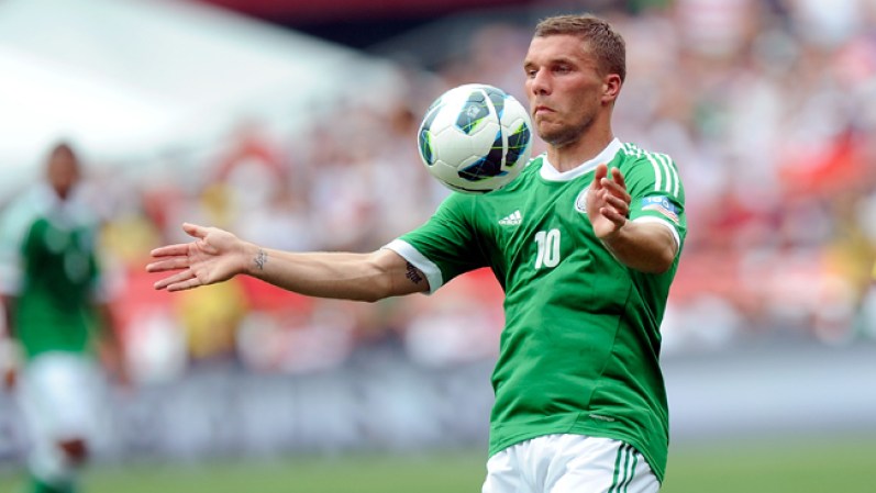 El delantero de la selección alemana Lucas Podolsky nació en Polonia.