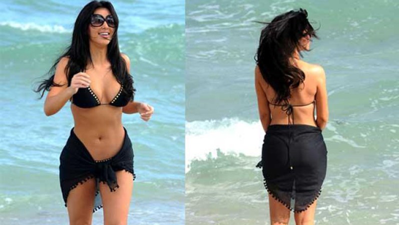 Siempre es perseguida por los fotógrafos, como durante una visita que hizo a Miami Beach.