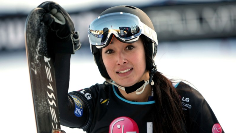 Kimiko Zakreski: La joven de 28 años, oriunda de Canadá, se destaca como surfista de nieve.