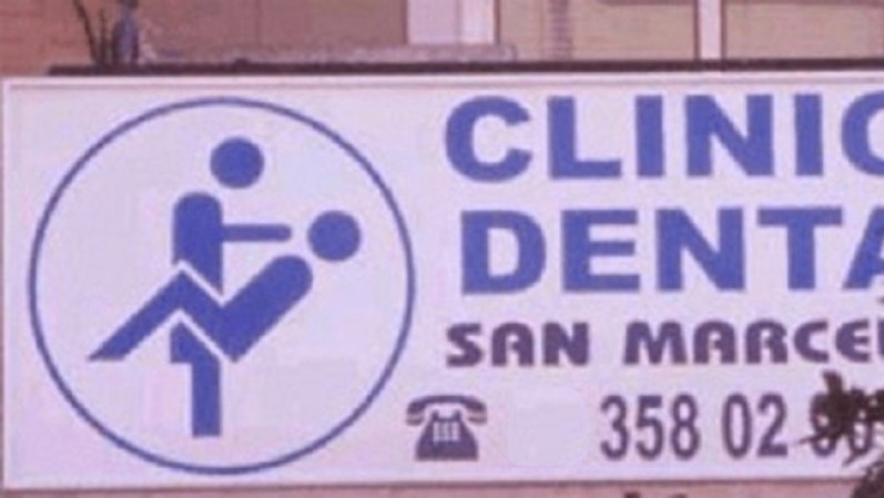 Clínica Dental, interesante logo.