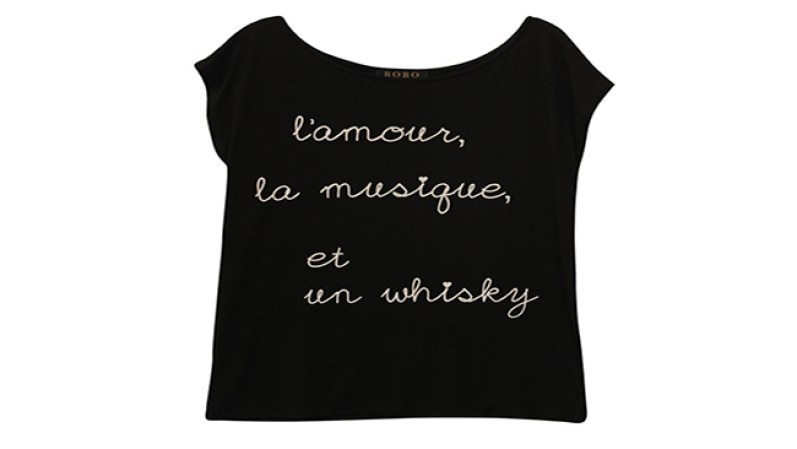 Amor, música y whisky… Disponible en bobo-house.com, $90.