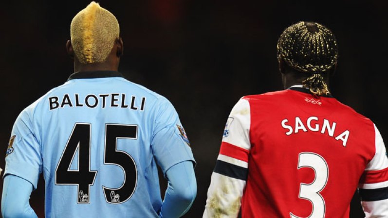 Ballotelli tuvo complicaciones potencialmente mortales con los intestinos que dieron lugar a una serie de operaciones, aunque su estado había mejorado notablemente en 1992. Por sus problemas de salud, su familia lo dio en adopción, pero cuando se hizo famoso, sus padres biológicos le pidieron su regreso. Fueron tildados de oportunistas. Se hizo ciudadano italiano, cuando cumplió los 18 años.