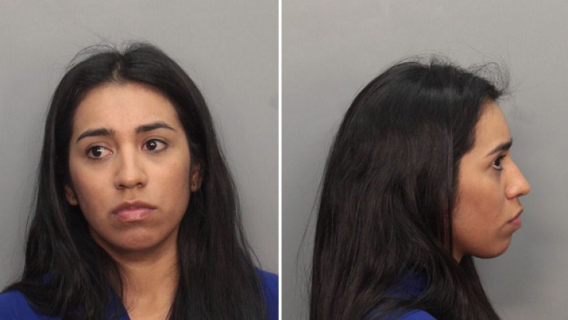 Mitrany Gomez fue arrestada el 04/25/13 acusada de : <br />INSURANCE FRAUD/STAGED ACCIDENT