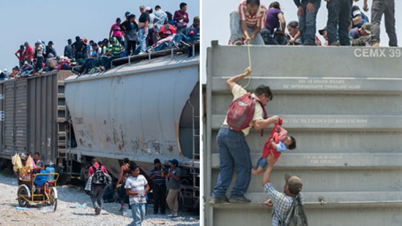 Para unos es el comienzo de una vida mejor, para otros es un viaje lleno de tragedias. Aquí se pueden ver estremecedoras imágenes, de lo que muchos inmigrantes viven en el famoso tren de la muerte.