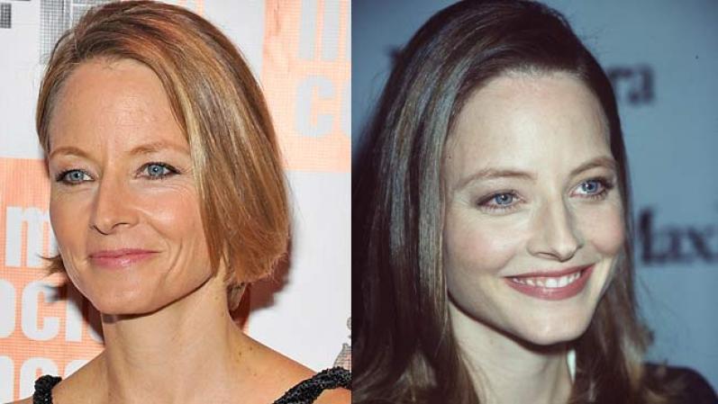 Jodie Foster: El salto a la fama lo dio a los 14 años con el filme "Taxi Driver", lo que le valió una nominación al premio Oscar.