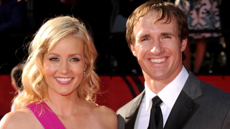 El jugador de fútbol americano Drew Brees y su esposa Brittany se casaron en 2003.