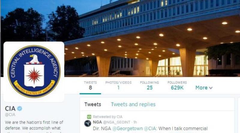 Ahora puedes seguir a la CIA en Twitter