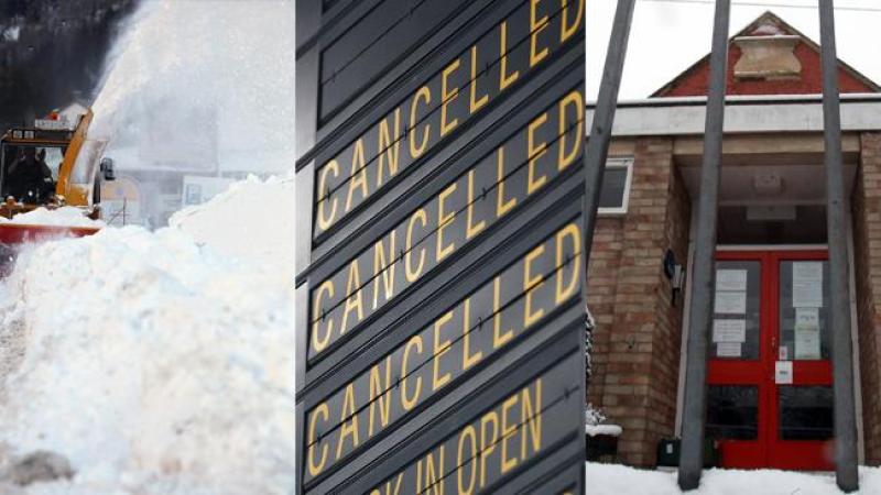 Otra nevada: Cancelaciones y retrasos