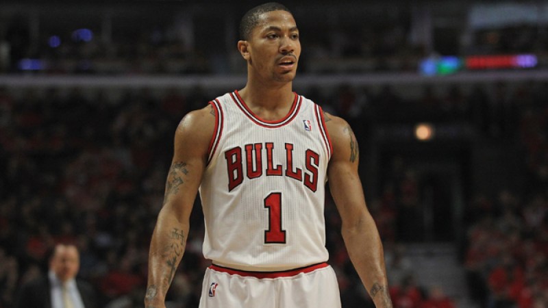 Derrick Rose de los Bulls de Chicago
