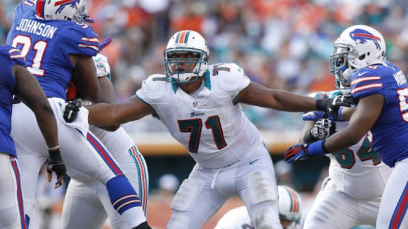 Miami Dolphins LT Jonathan Martin.
