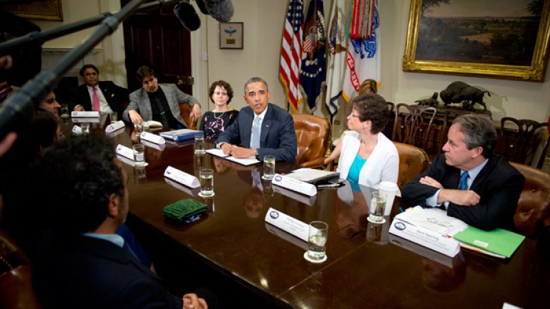 Obama y empresarios, por la reforma