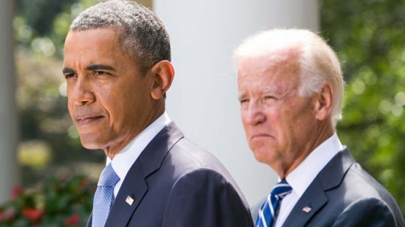 Obama acompañado del vicepresidente Joe Biden durante la conferencia de prensa ofrecida el sábado en torno a los planes de EEUU con Siria.