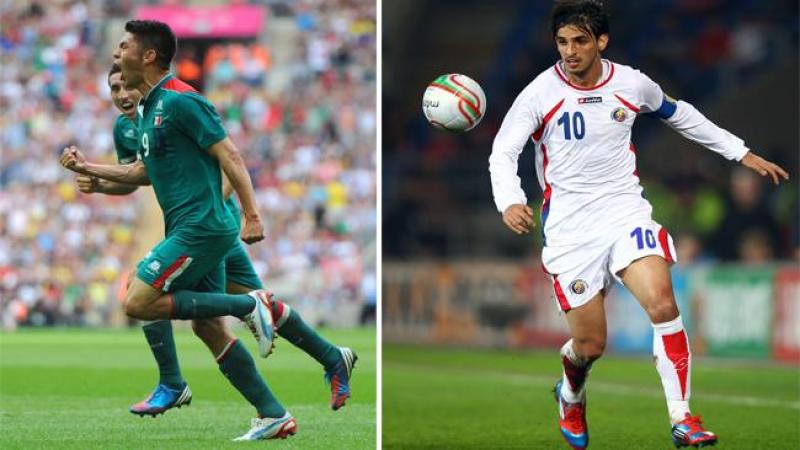 Oribe Peralta (México) y Brian Ruiz (Costa Rica) aún no están confirmados en las alineaciones de sus respectavas selecciones.