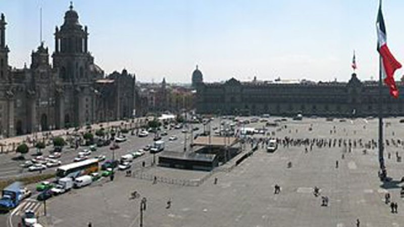 Plaza del Zócalo, Ciudad de México.