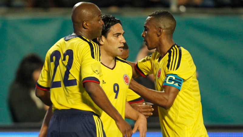 El "Tigre" Falcao llegó a la concentración con la aureola de dos "hat trick", el primero contra el Athletic de Bilbao por el campeonato español y el otro en la goleada 4-1 al Chelsea para alzar el trofeo de la Supercopa de Europa.