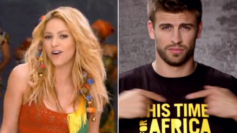 Shaki conoció a Gerard Piqué en la primavera de 2010 durante la filmación en Barcelona del vídeo de la canción “Waka Waka (This Time For Africa)”, tema oficial de la Copa Mundial de la FIFA Sudáfrica 2010.