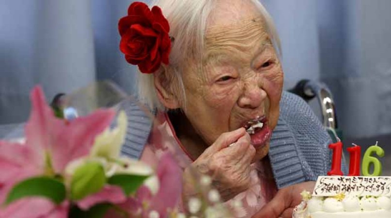 Misao Okawa, la mujer más vieja del mundo cumple 116 años.
