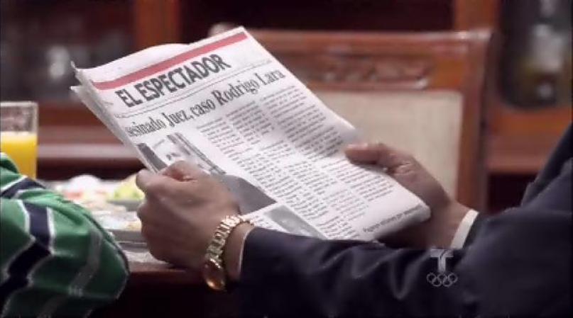 El Espectador publica en primera plana la muerte del juez.