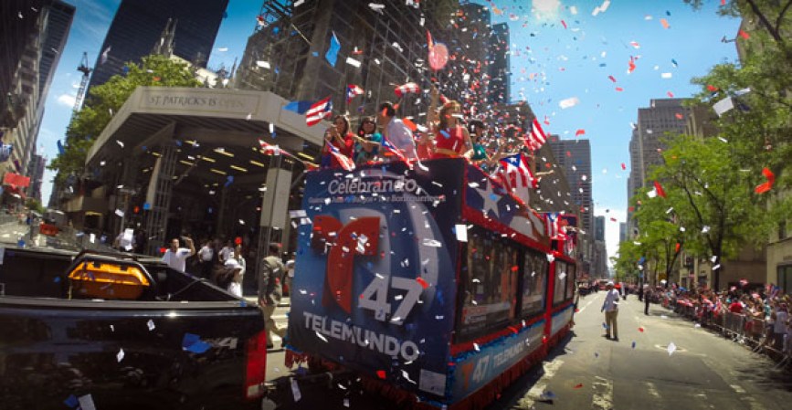 Telemundo 47 celebró por todo lo alto junto a la comunidad puertorriqueña el Desfile Nacional Puertorriqueño 2014, realizado a lo largo de la Quinta Avenida de Nueva York.