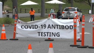 A COVID-19 antibody testing site