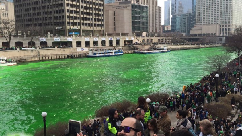 Chicago River Green 2