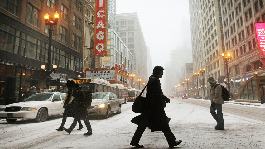 chicago snow