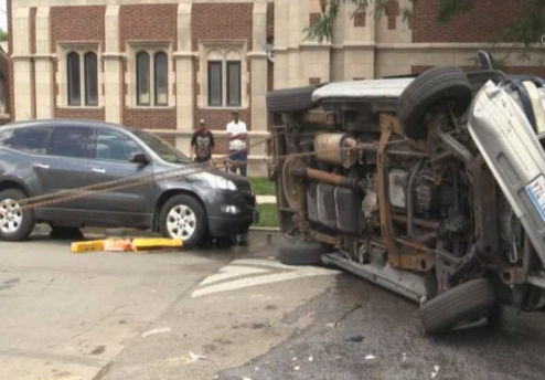 funeral crash