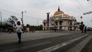 Calles vacías en Ciudad de México