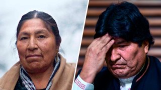 Esther Morales, la hermana mayor del expresidente de Bolivia, Evo Morales.